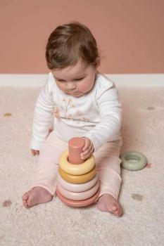 Little Dutch Stapelringe rosa Kunststoff