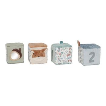 Little Dutch Stoffwürfel Set blau - Forest Friends LD8916