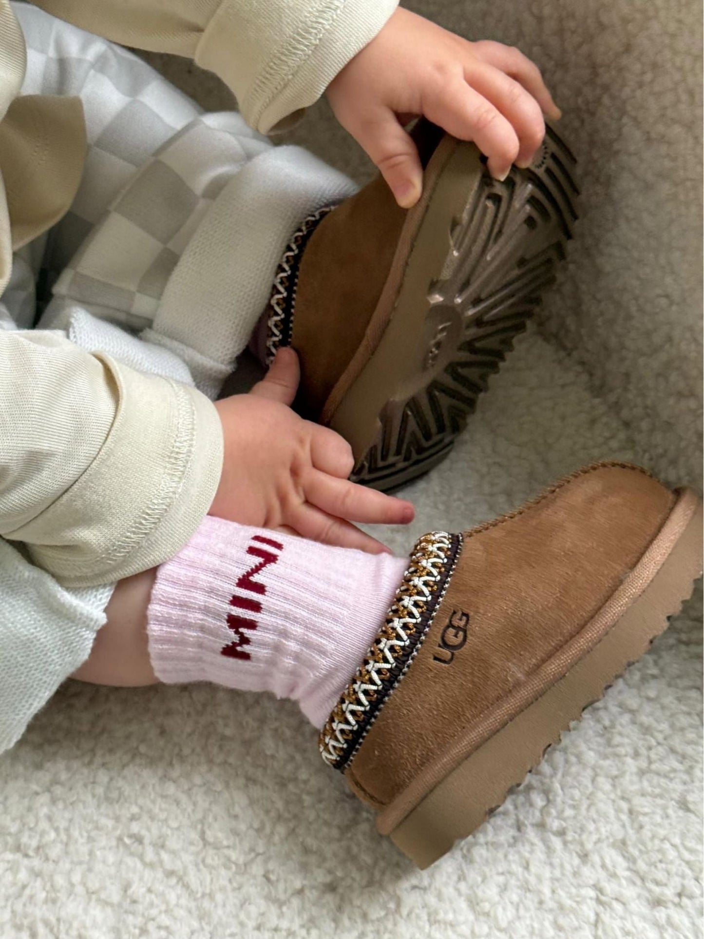 Famvibes Mini Stoppersocken rosa