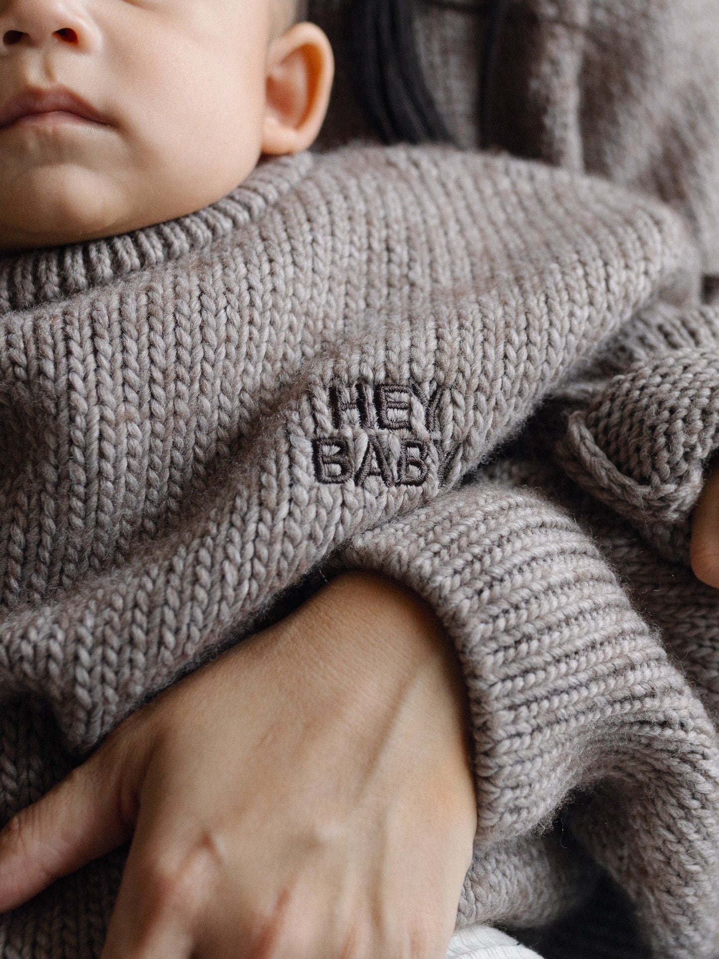 Famvibes HEY Baby Strickpullover chocolate