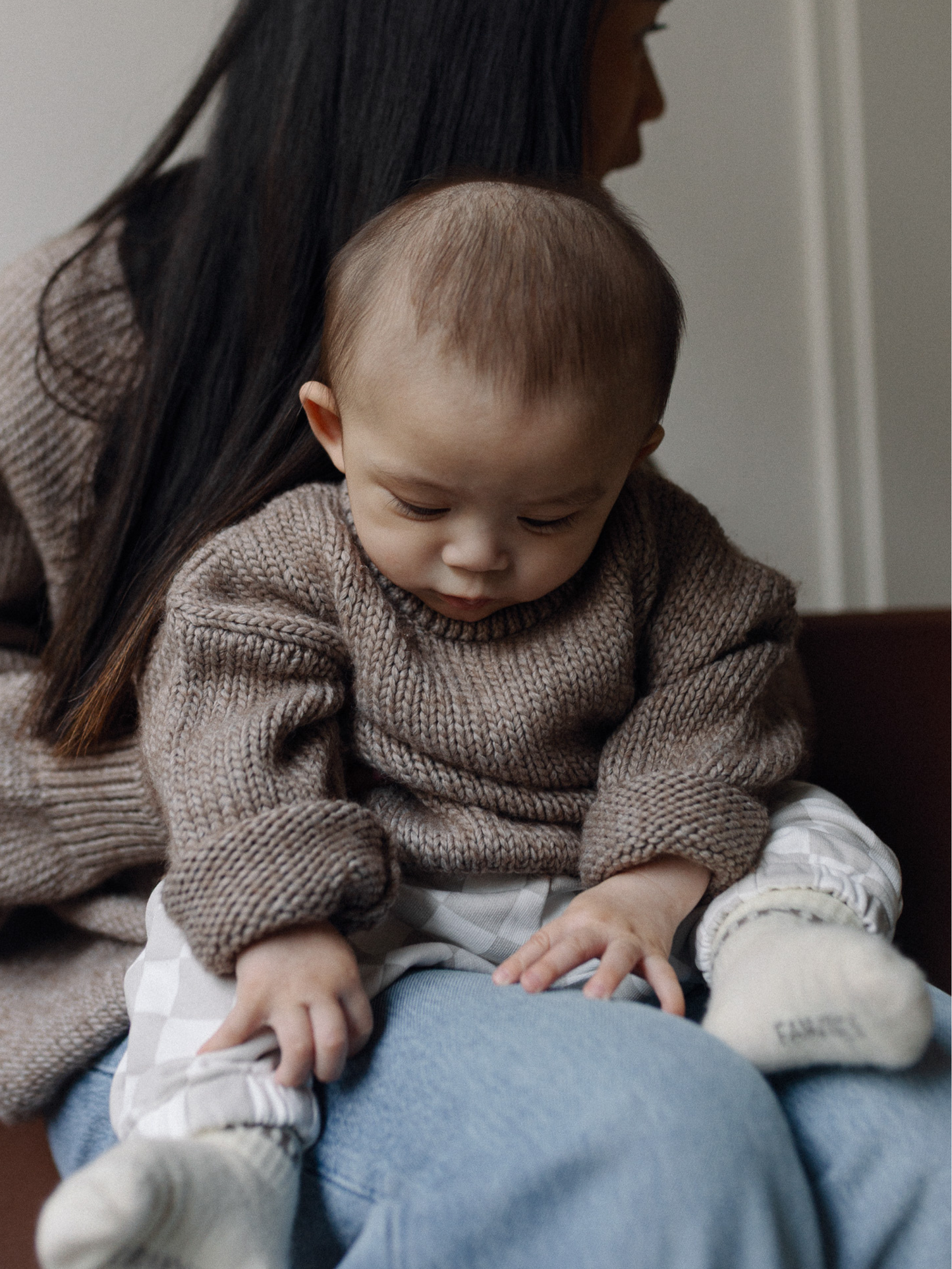 Famvibes HEY Baby Strickpullover chocolate