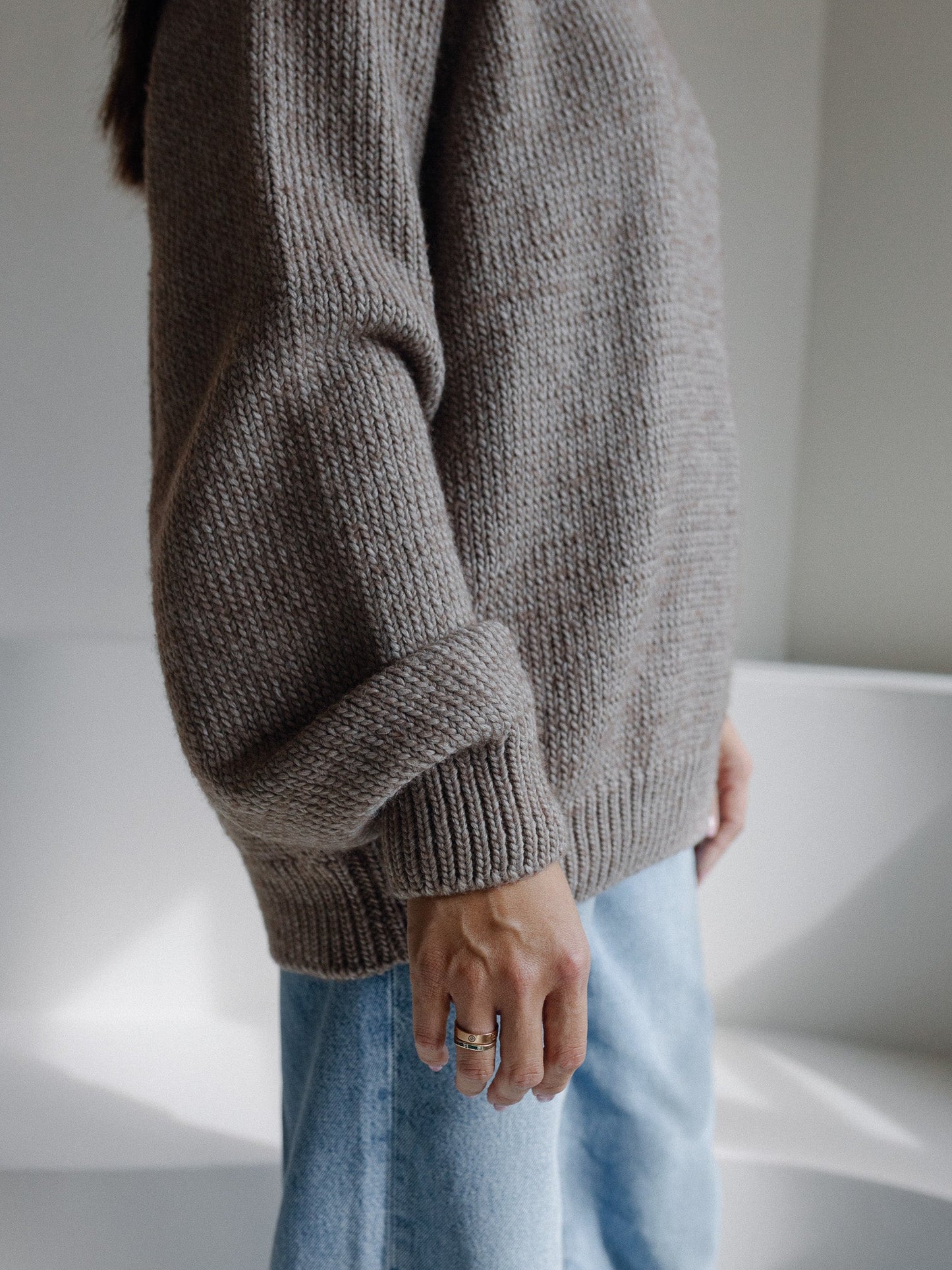 Famvibes Icon Strickpullover unisex chocolate