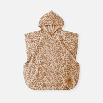 Cloby UV Schutz Poncho UPF 50+ Leopard Brown