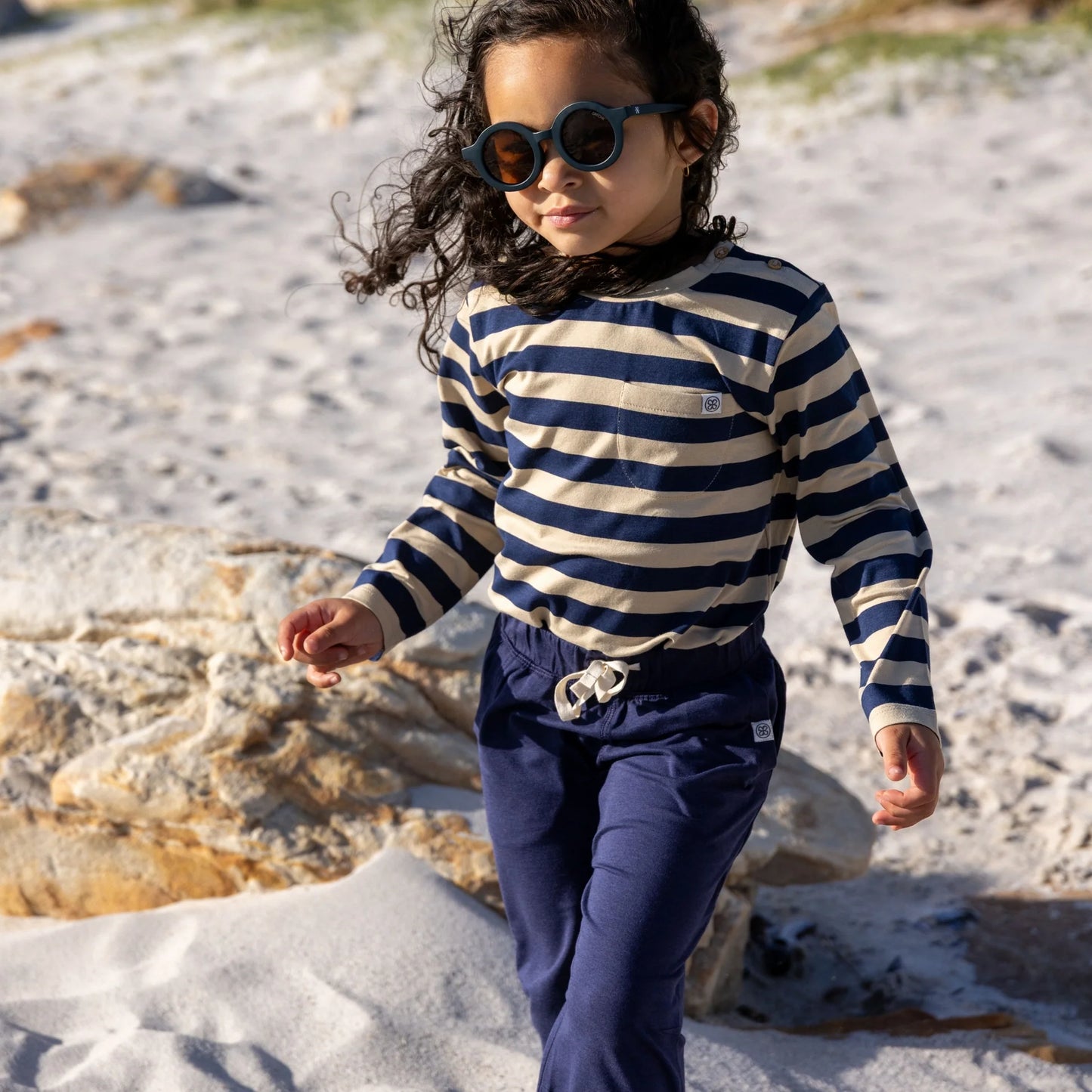 Cloby Jogger pants in Navy Blue UPF 50+ mit Verpackung