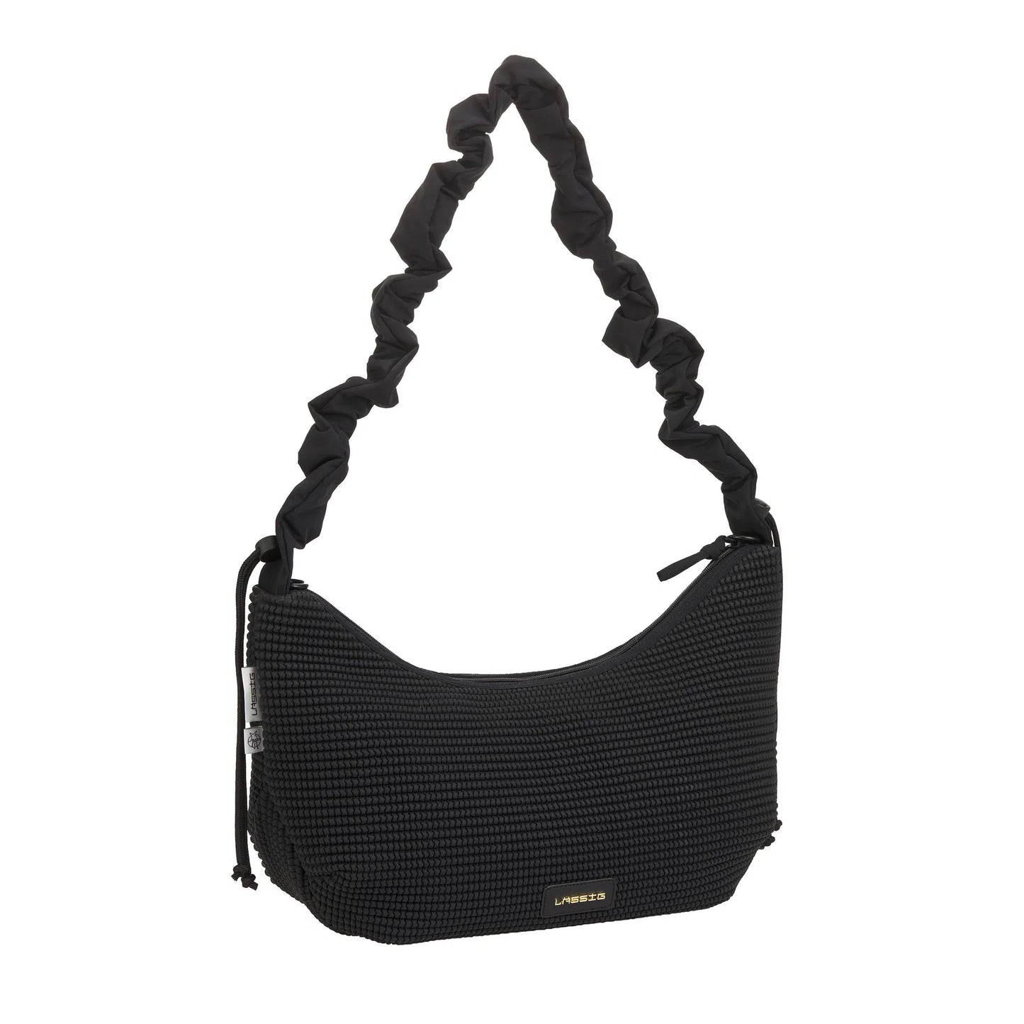 Wickeltasche Lunua Bum Bag Schwarz Feuchtfach und Zusatzfächer Detailansicht
