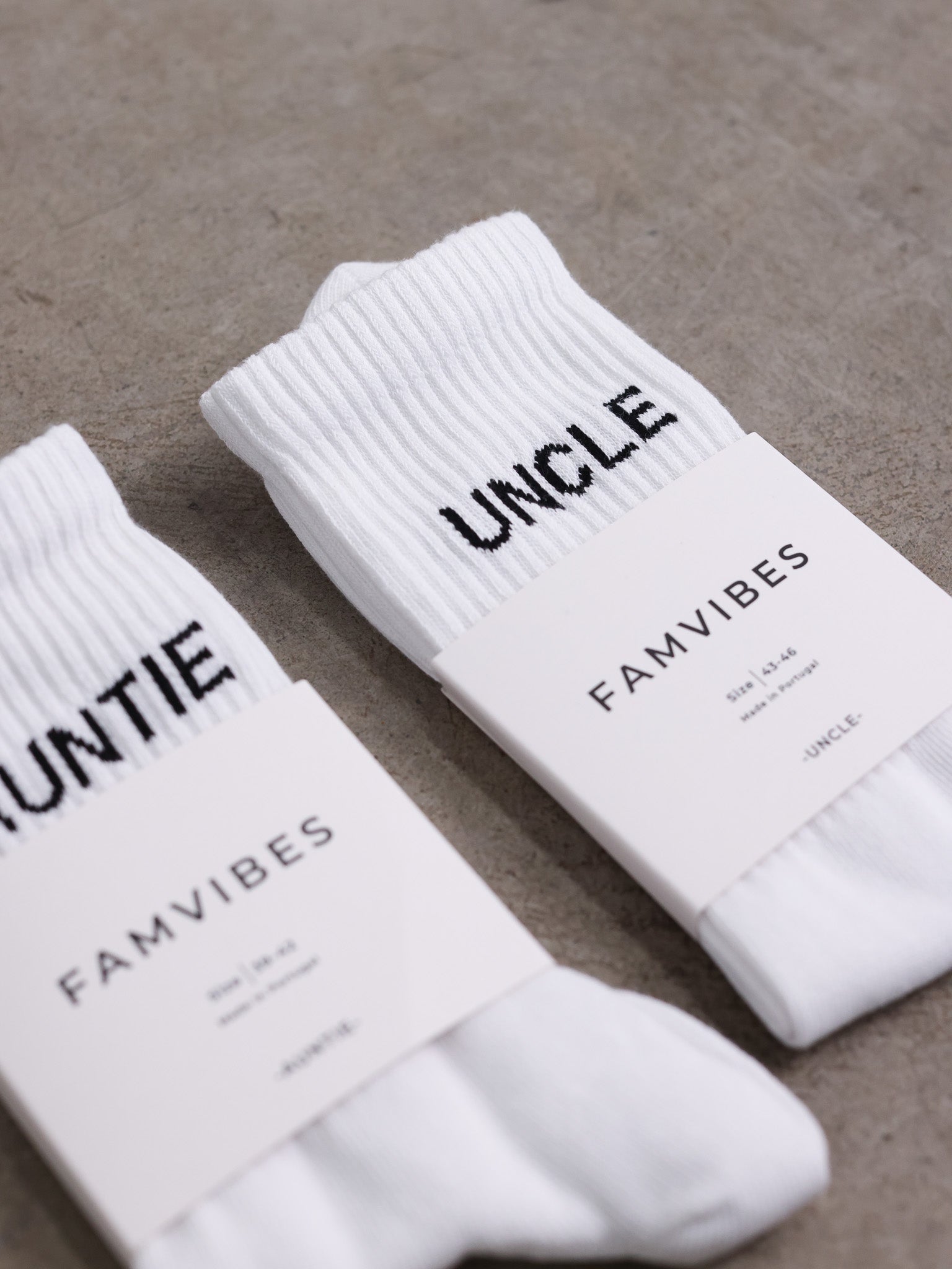 Famvibes Uncle Original Socken weiß