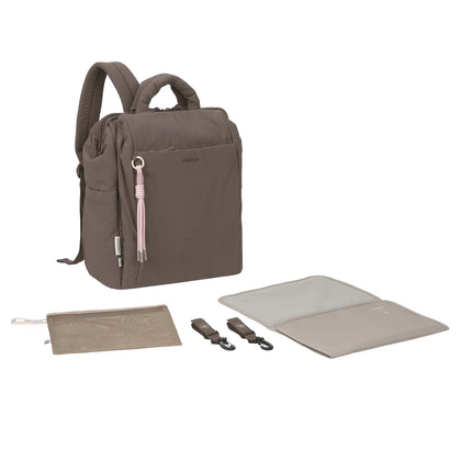 Lässig Wickelrucksack Minoa, Braun