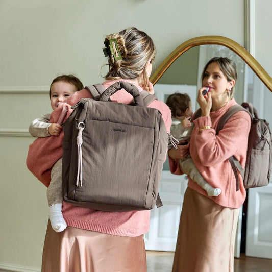 Lässig Wickelrucksack Braun