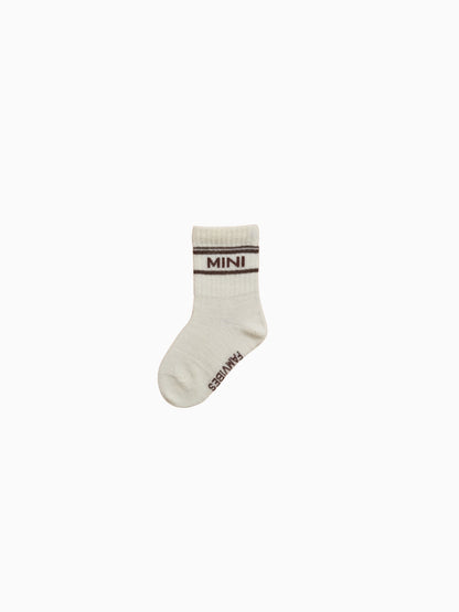 Famvibes Mini Wollsocken braun