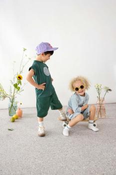 Lässig lila Basecap Kinder - Little Gang 2-6 Jahre 