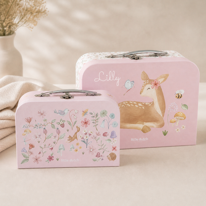 Little Dutch Rosa Koffer Set Fairy Garden Personalisierung mit Namen — Detailansicht 2