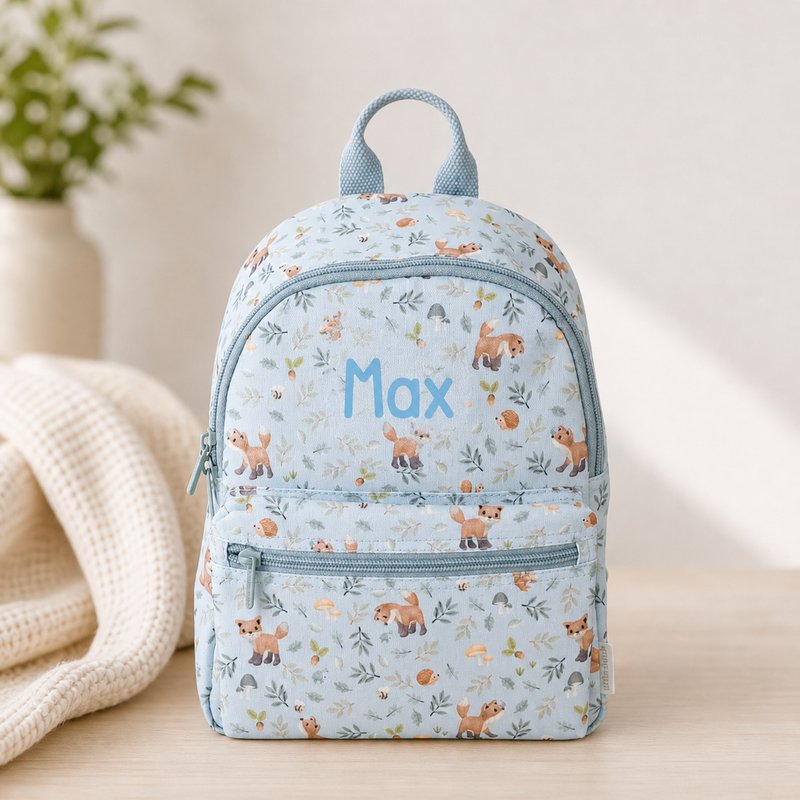 Little Duch Blauer Rucksack Forest Friends Personalisierung mit Namen