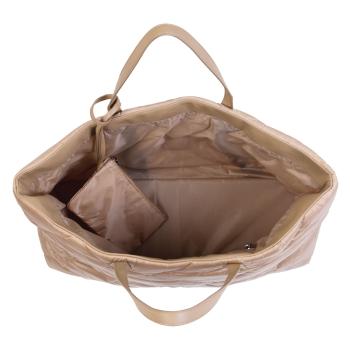 Childhome Family Bag Wickeltasche - gesteppt - beige
