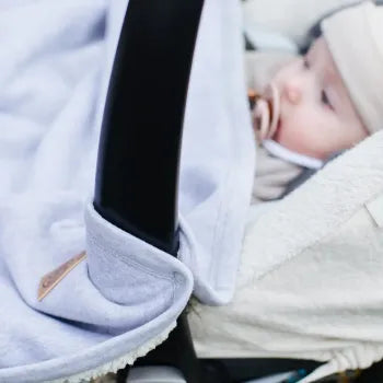 Cloby multifunktionale Teddy Decke grau – Winter