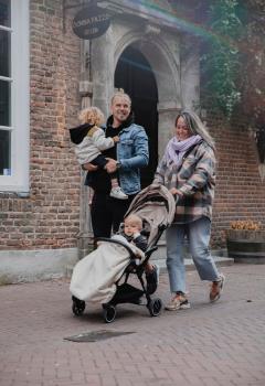 Cloby multifunktionale Teddy Decke in off white