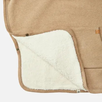 Cloby Teddy Poncho Brown 1-3 Jahre Detailansicht