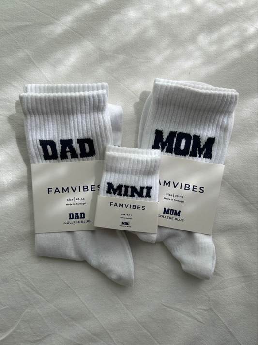 Famvibes Family Socken Set College weiß