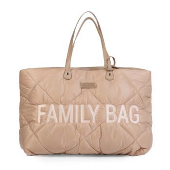 Childhome Family Bag Wickeltasche - gesteppt - beige