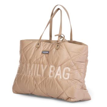 Childhome Family Bag Wickeltasche - gesteppt - beige