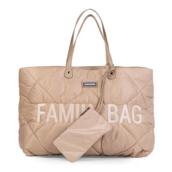 Childhome Family Bag Wickeltasche - gesteppt - beige
