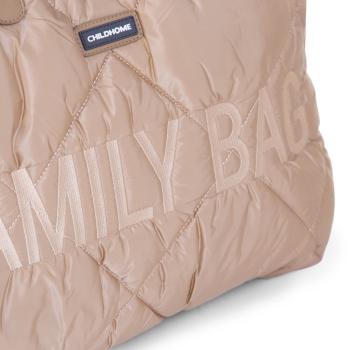 Childhome Family Bag Wickeltasche - gesteppt - beige