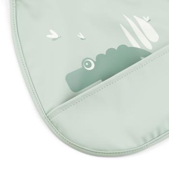 Done by Deer Mini Taschenlätzchen grün 2-er Pack Croco Material Nahaufnahme