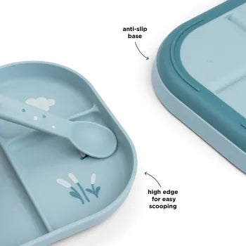 done by deer Foodie Menüteller - Elphee - Blau