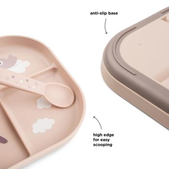 Done by Deer Foodie rosa Menüteller Happy clouds