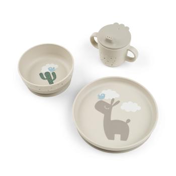 Done by Deer Foodie Geschirr-Set Lalee sand mit Saugnapf