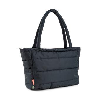 Done by Deer gesteppte Wickeltasche Tote Bag schwarz