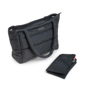 Done by Deer gesteppte Wickeltasche Tote Bag schwarz Detailansicht