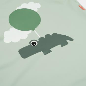 Done by Deer grüne Wasserdichte Kinderschürze Happy clouds Detailansicht