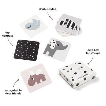 done by deer Baby Kontrastkarten 10er Pack Deer friends