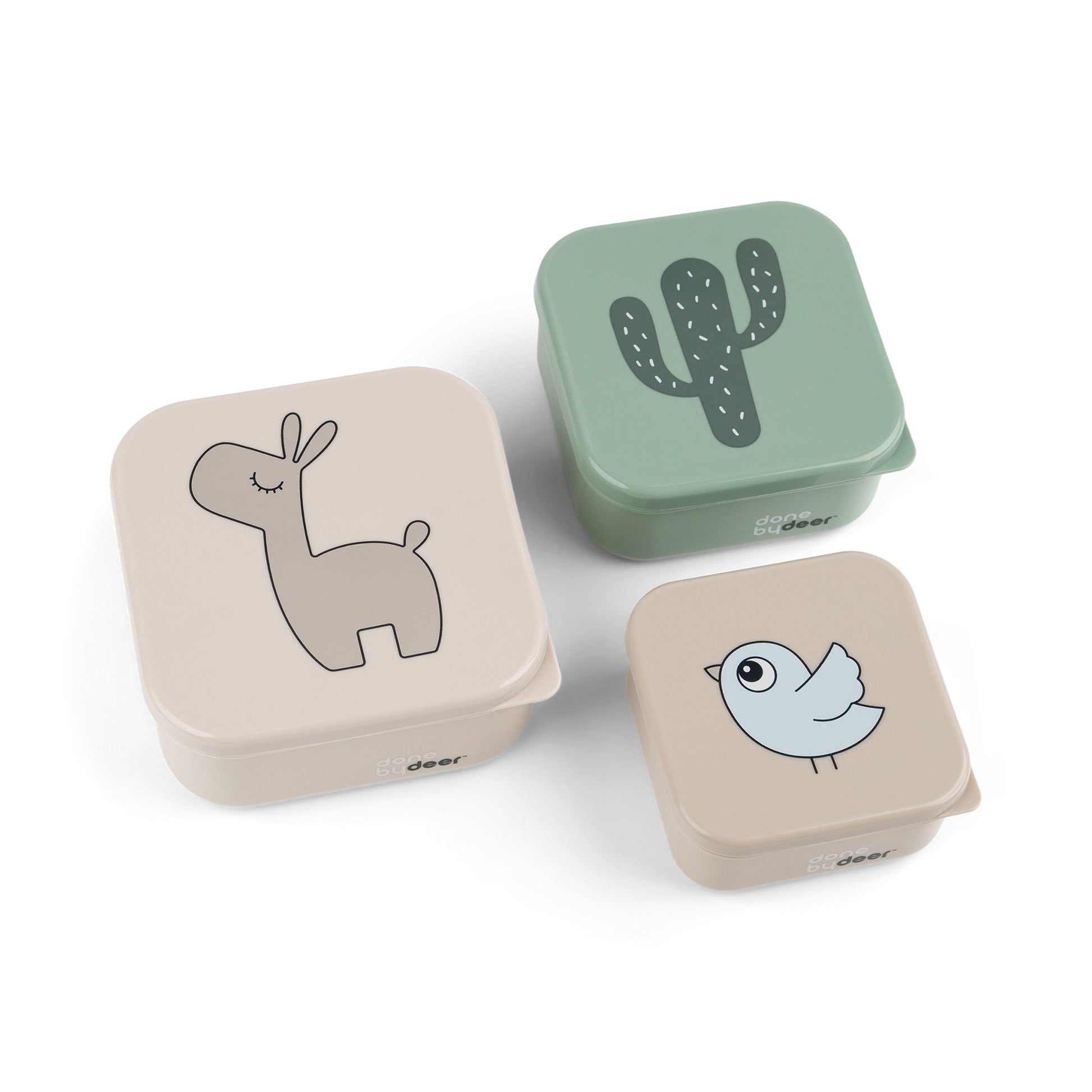 Done By Deer Lalee Snackbox Sand Mix 3 Stück