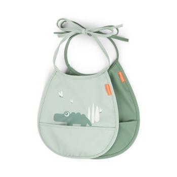Done by Deer Mini Taschenlätzchen grün 2-er Pack Croco