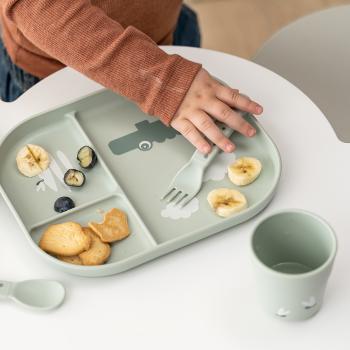 Done by deer Mini Trinkbecher Croco grün Foodie