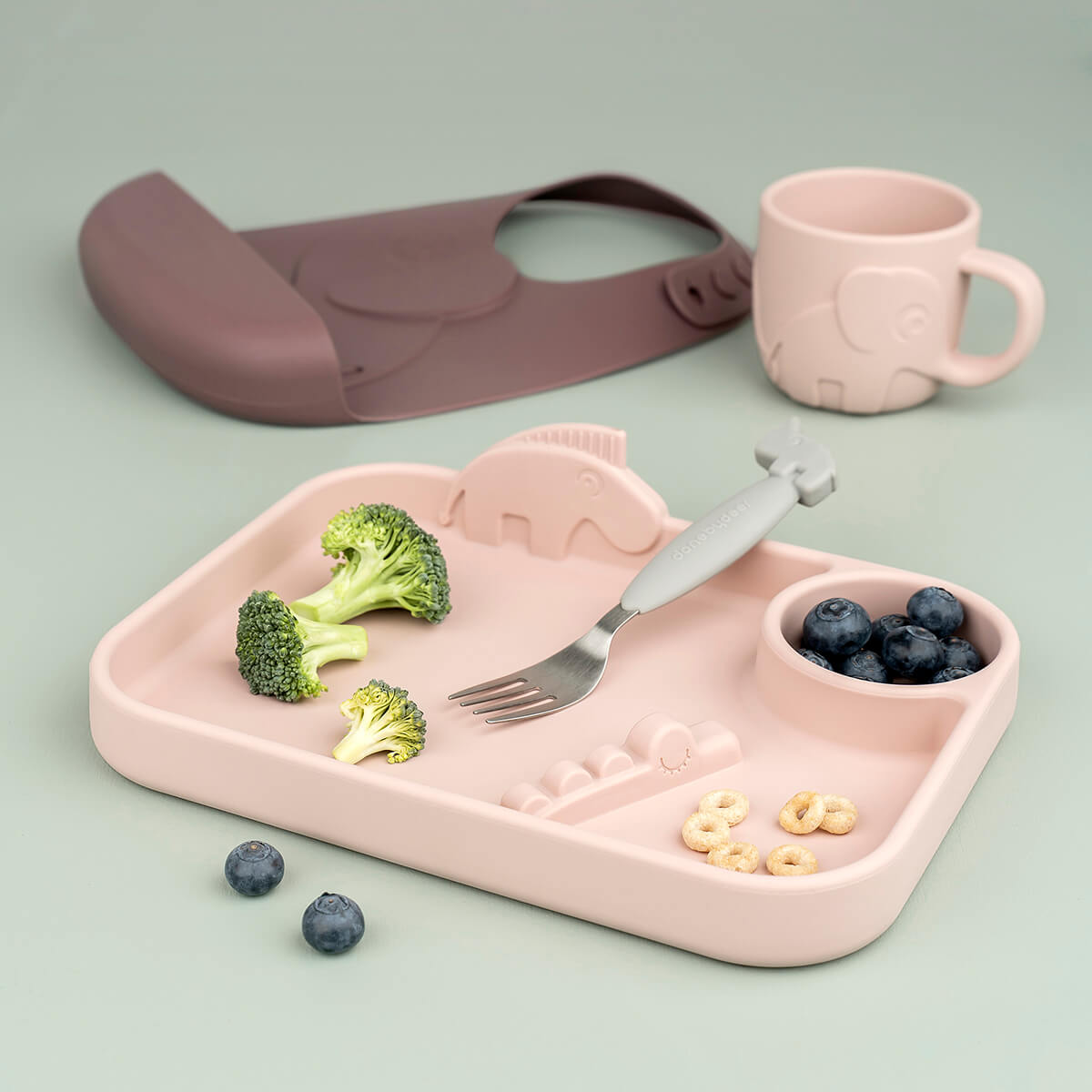 Done by Deer Peekaboo Becher Elphee rosa – Aufbau