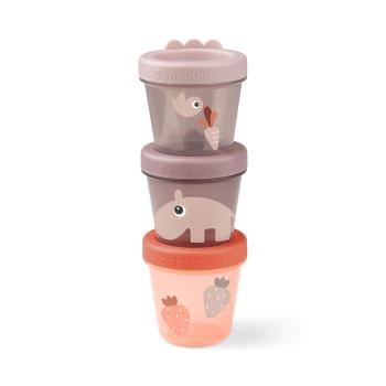 Little Dutch rosa Baby Snackbox 3-er Set Ozzo