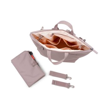 Done by Deer rosa Wickelrucksack Changing Backpack powder von der Seite