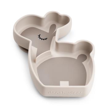 done by deer Silikon Stick & Stay Snackteller Lalee sand