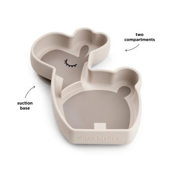 done by deer Silikon Stick & Stay Snackteller Lalee sand