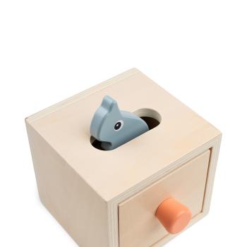 Done by Deer Versteckbox aus Holz Nozo im colour mix von der Seite