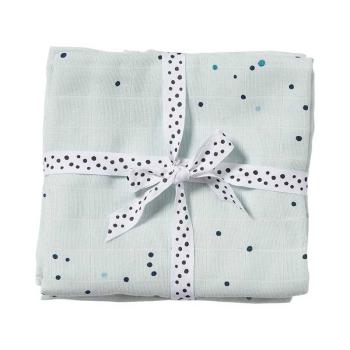 Done by Deer 2 Spucktücher Dreamy Dots Blue 70x70cm
