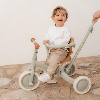 Dreirad 4 in 1 mit Griff Grün - Green Leaf Little Dutch Liefertermin Ende Februar