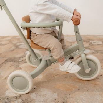 Dreirad 4 in 1 mit Griff Grün - Green Leaf Little Dutch Liefertermin Ende Februar