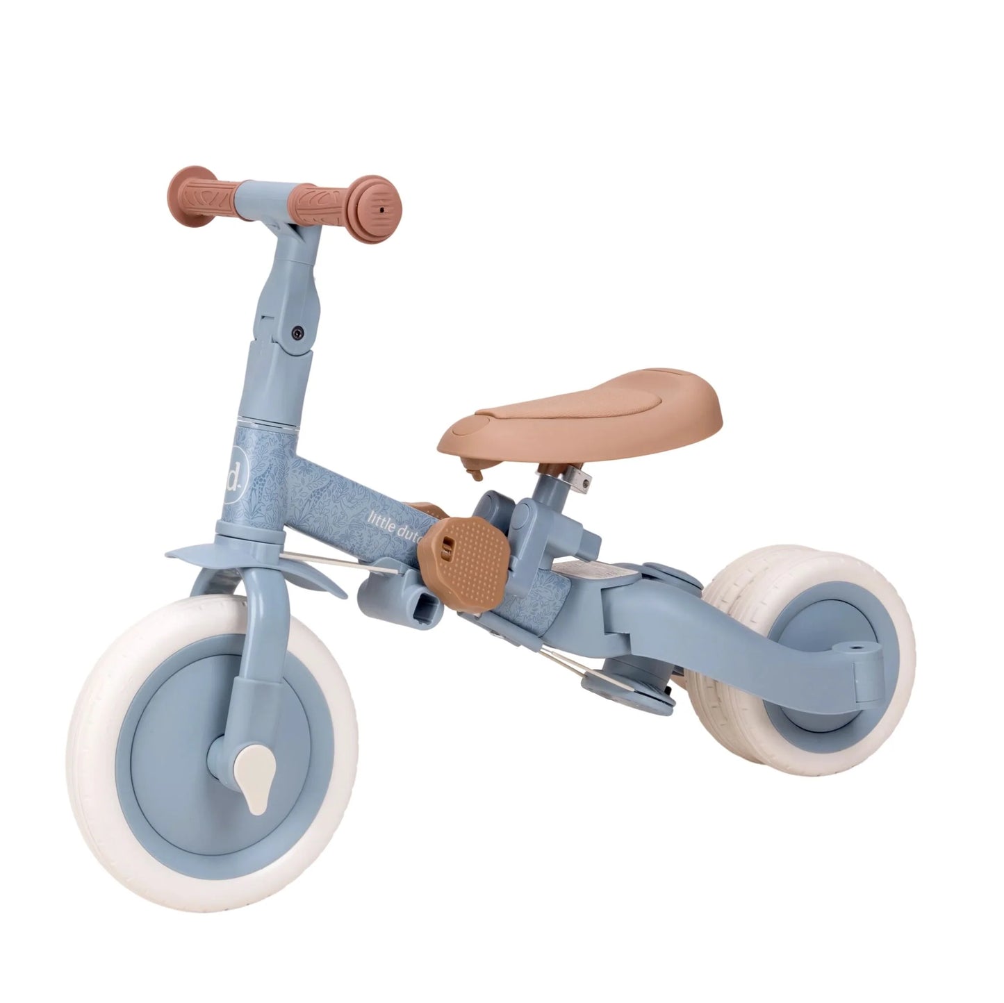Little Dutch Dreirad 4 in 1 mit Griff Safari Blue blau Lieferumfang
