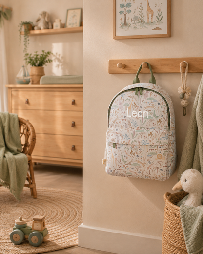 Little Dutch Rucksack Weiß 29 cm Safari Friends – Produktansicht 5
