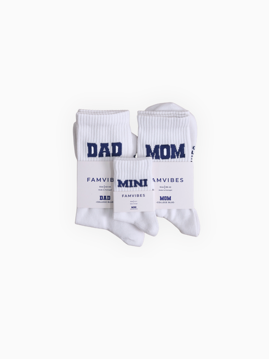 Famvibes Family Socken Set College weiß