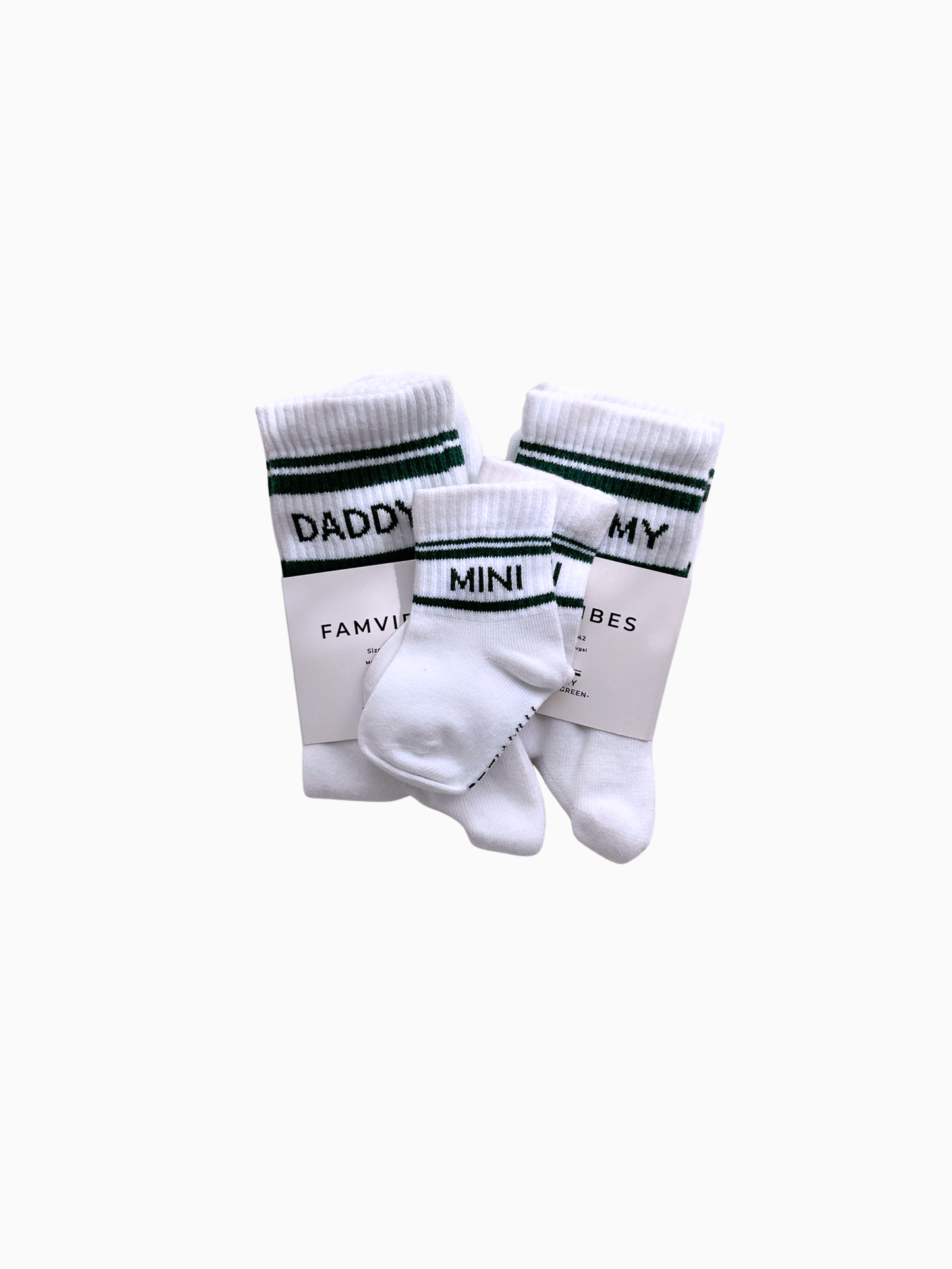 Famvibes Family Socken Set Striped green