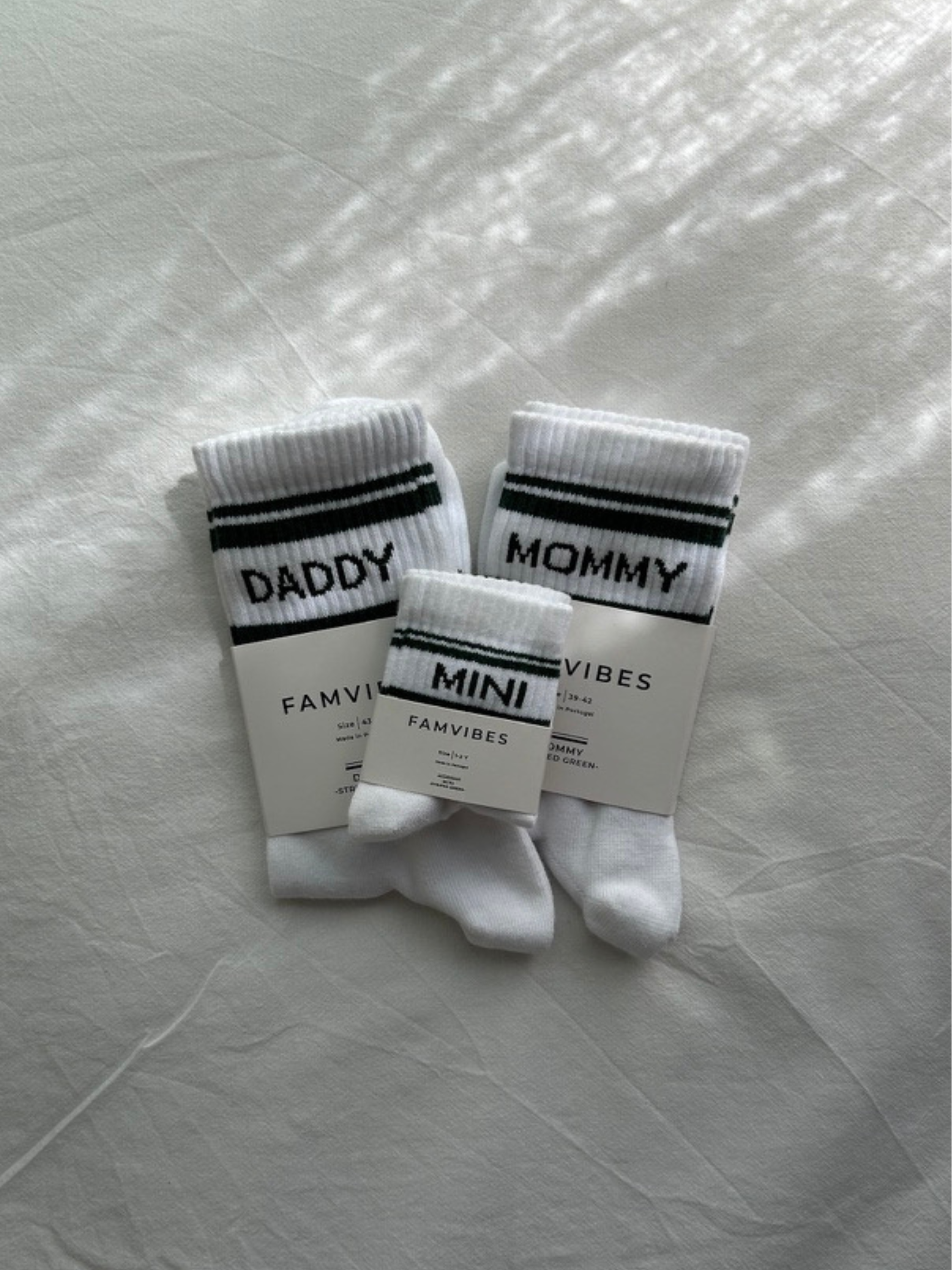 Famvibes Family Socken Set Striped green